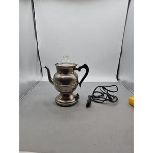 Westinghouse MCM Percolator Electric Coffee Pot vintage Tested USA OHIO